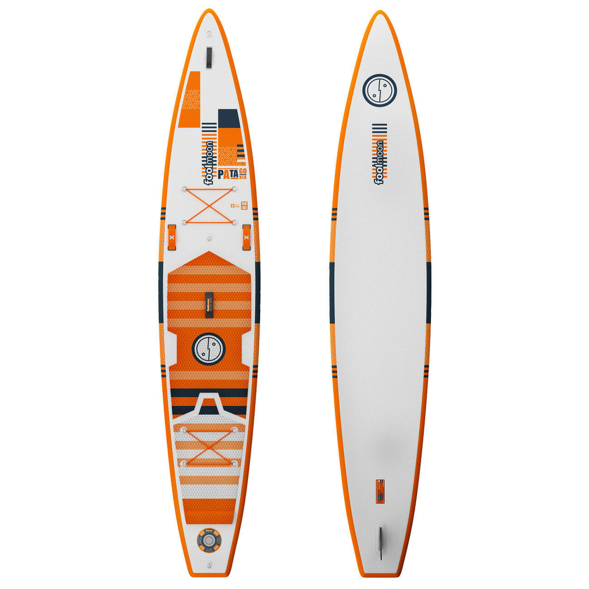 Stand Up Paddle inflatable - Patagonia 14.0 - white/orange - complete set