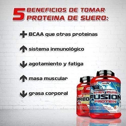 Amix Whey Pure Fusion 2,3 Kg - Proteína Isolada - Rápida Recuperación 3/6