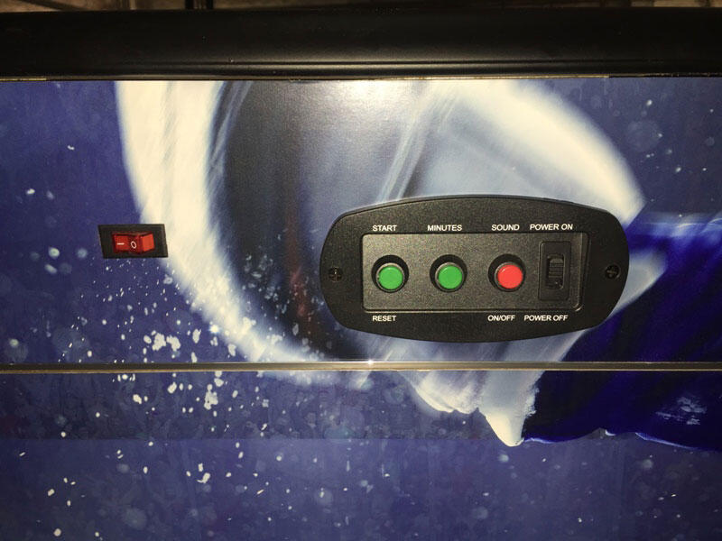 NORTH Typhoon Pro Metal-line Print/RVS Table De Air Hockey 7FT 3/4