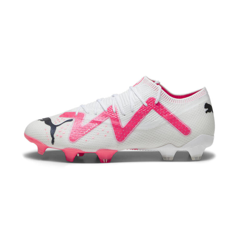 Chaussures de football FUTURE ULTIMATE FG/AG PUMA White Black Fire Orchid Red