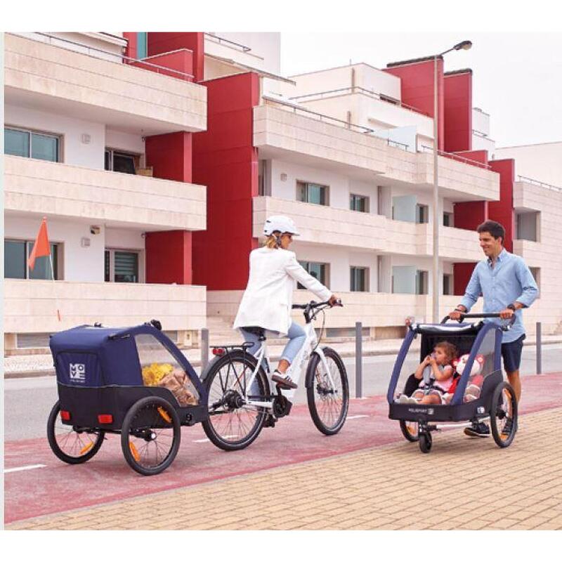 Remolque carro plegable de bici bicicleta para niños bebe silla sillita  paseo y