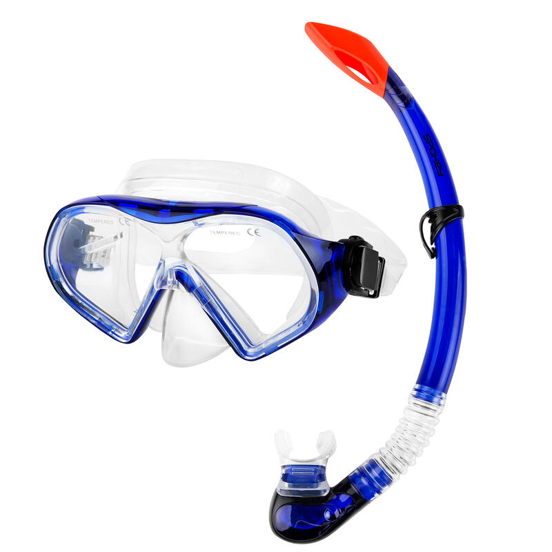 Zestaw do snorkelingu: maska + fajka do nurkowania Spokey Celebes