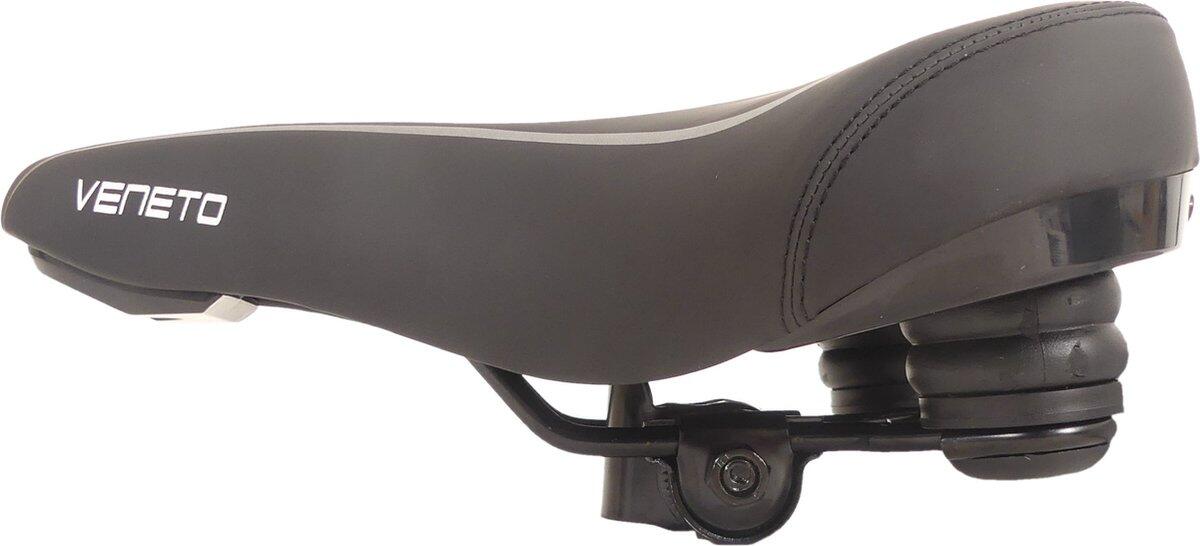 Selle De Vélo Veneto Avec Feu Arrière - Noir 2/7