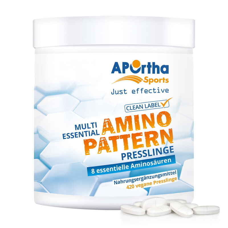 Amino Pattern essentielle Aminosäuren - EAA mit BCAA - 420 vegane Presslinge