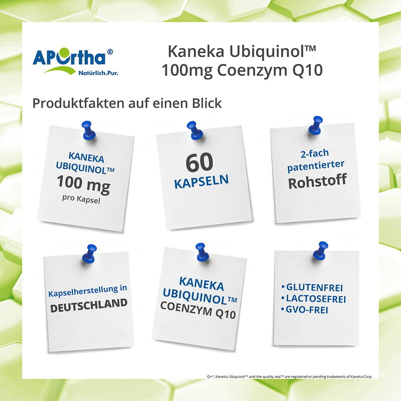 Kaneka Ubiquinol™ 100 mg Coenzym Q10 - 60 Kapseln