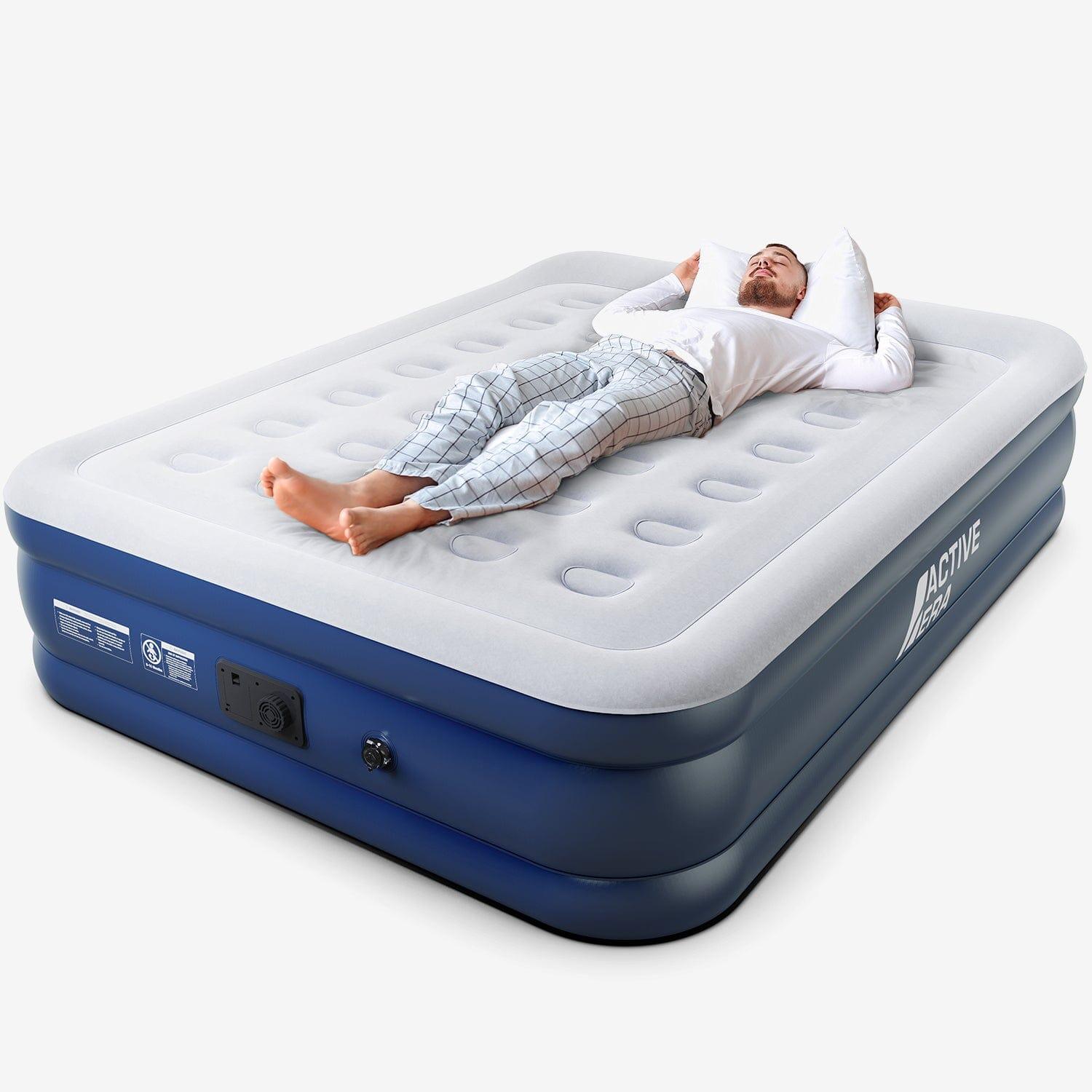 King Comfort Air Bed – Grey/Navy 3/7