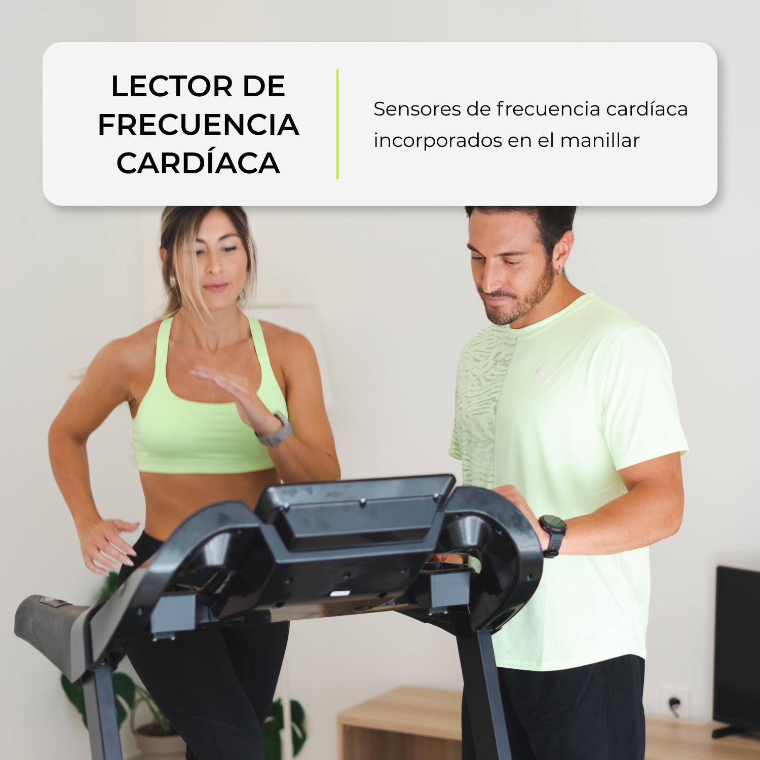 Cinta de correr plegable Bodytone conectada con pantalla LCD 18km/h 4/7