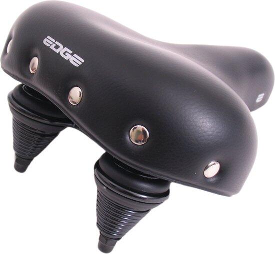Edge Fahrrad Sattel Urban Schwarz 2/4