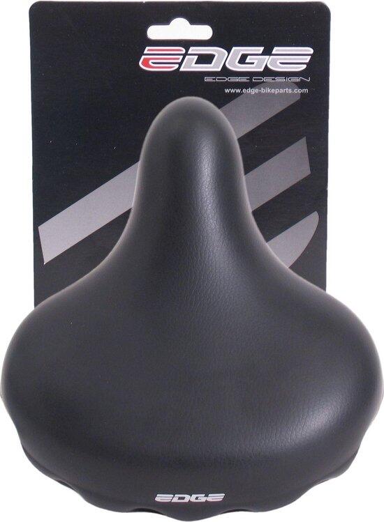 Edge Fahrrad Sattel Urban Schwarz 3/4