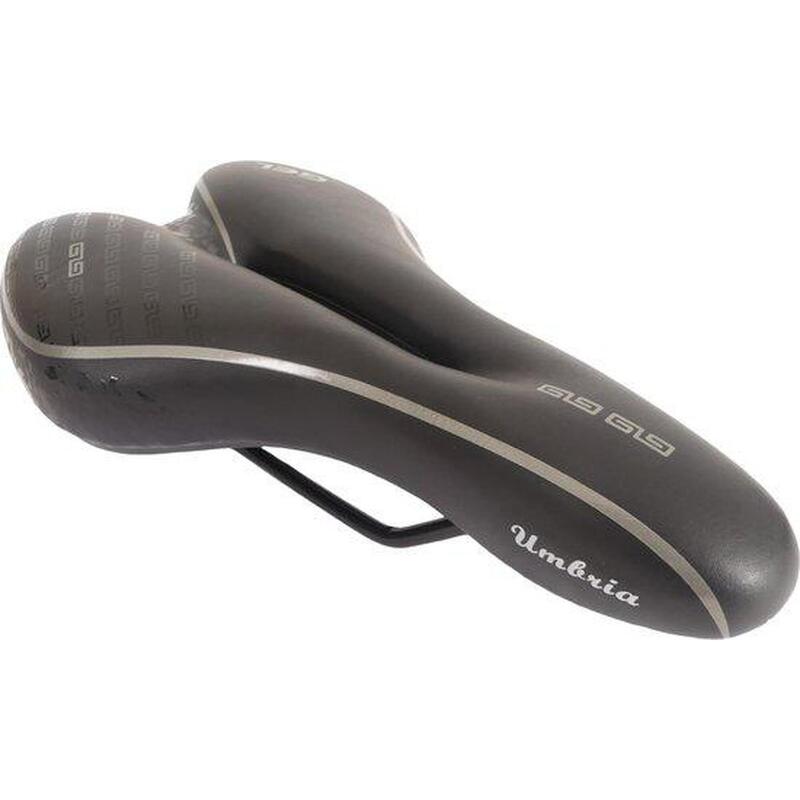 Selle de vélo Edge Umbria Gel - Sportive et Confortable - Noir