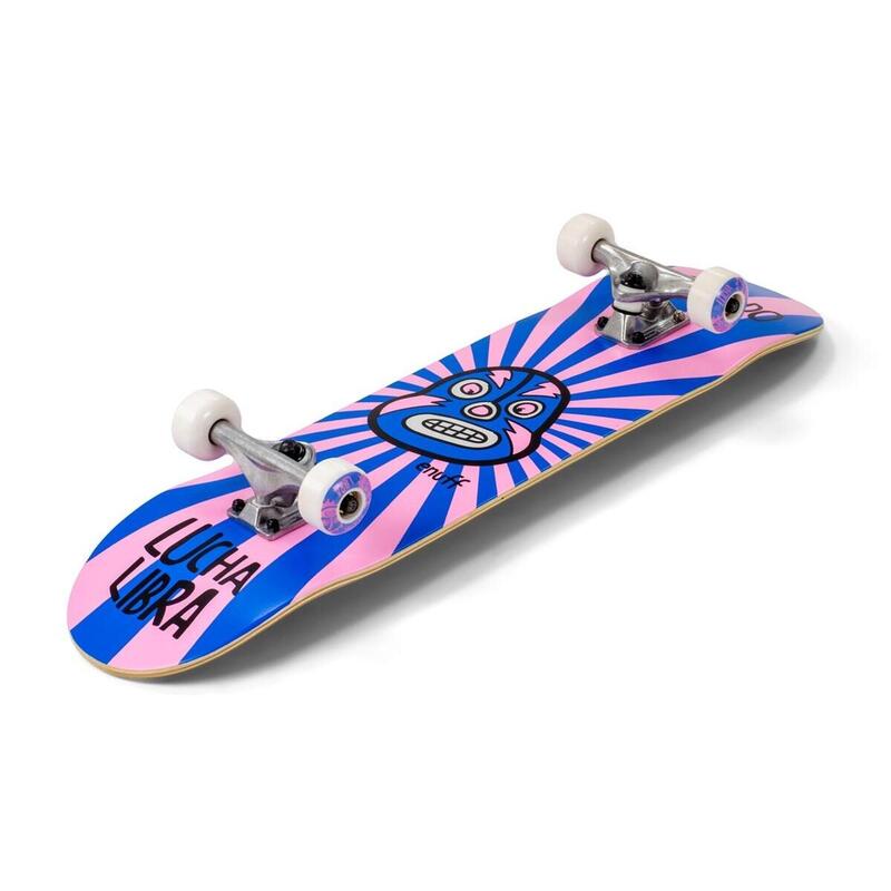 Enuff Lucha 7.75" x 31.5" Rosa/Blau Skateboard