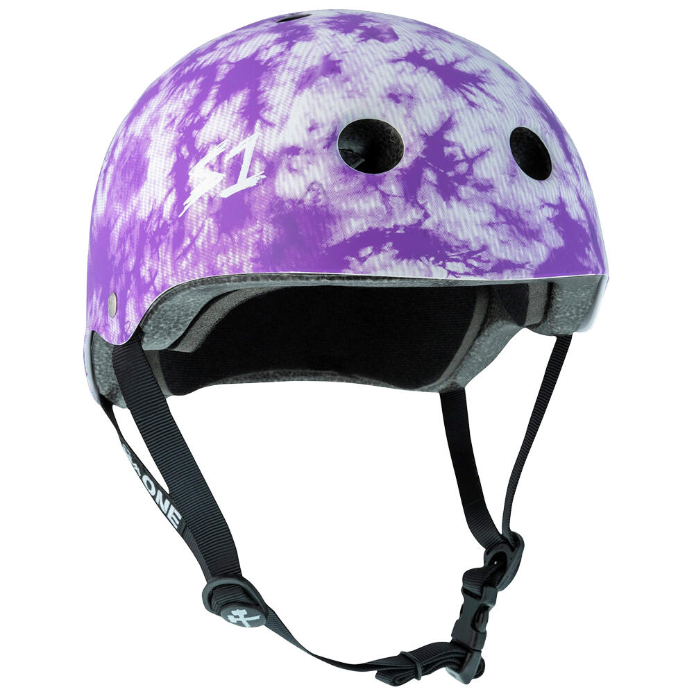 S1 HELMETS S1 LIFER HELMET - MULTI-IMPACT & HIGH-IMPACT CERTIFIED - PURPLE TIE DYE