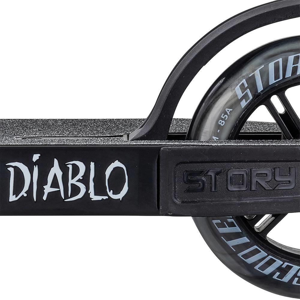 Trottinette Freestyle Story Diablo Noir-Arc-en-ciel 3/4