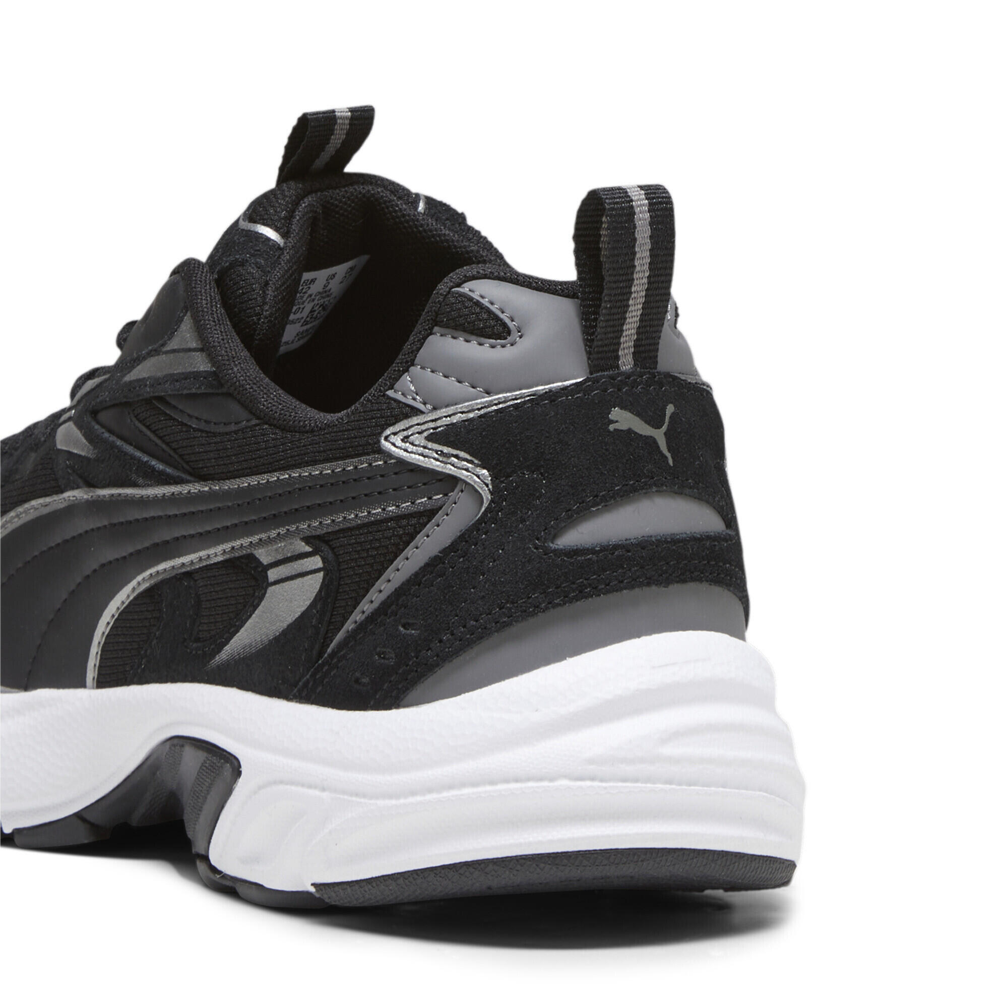 Sneaker Milenio Tech Suede PUMA Black Aged Silver Cool Dark Gray 5/7