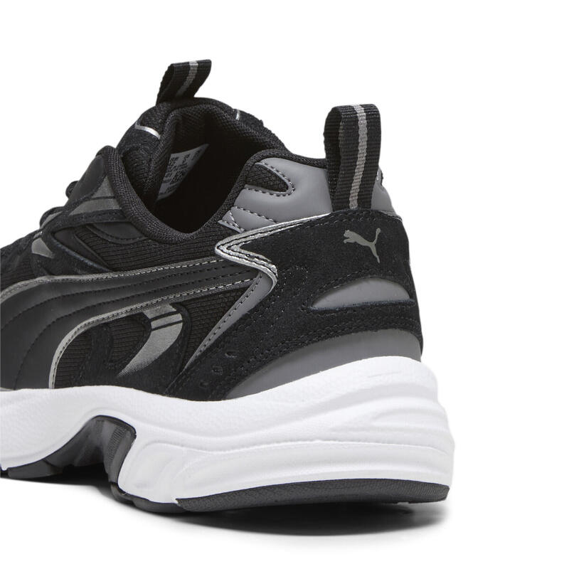 Sneakers Milenio Tech Suede PUMA Black Aged Silver Cool Dark Gray