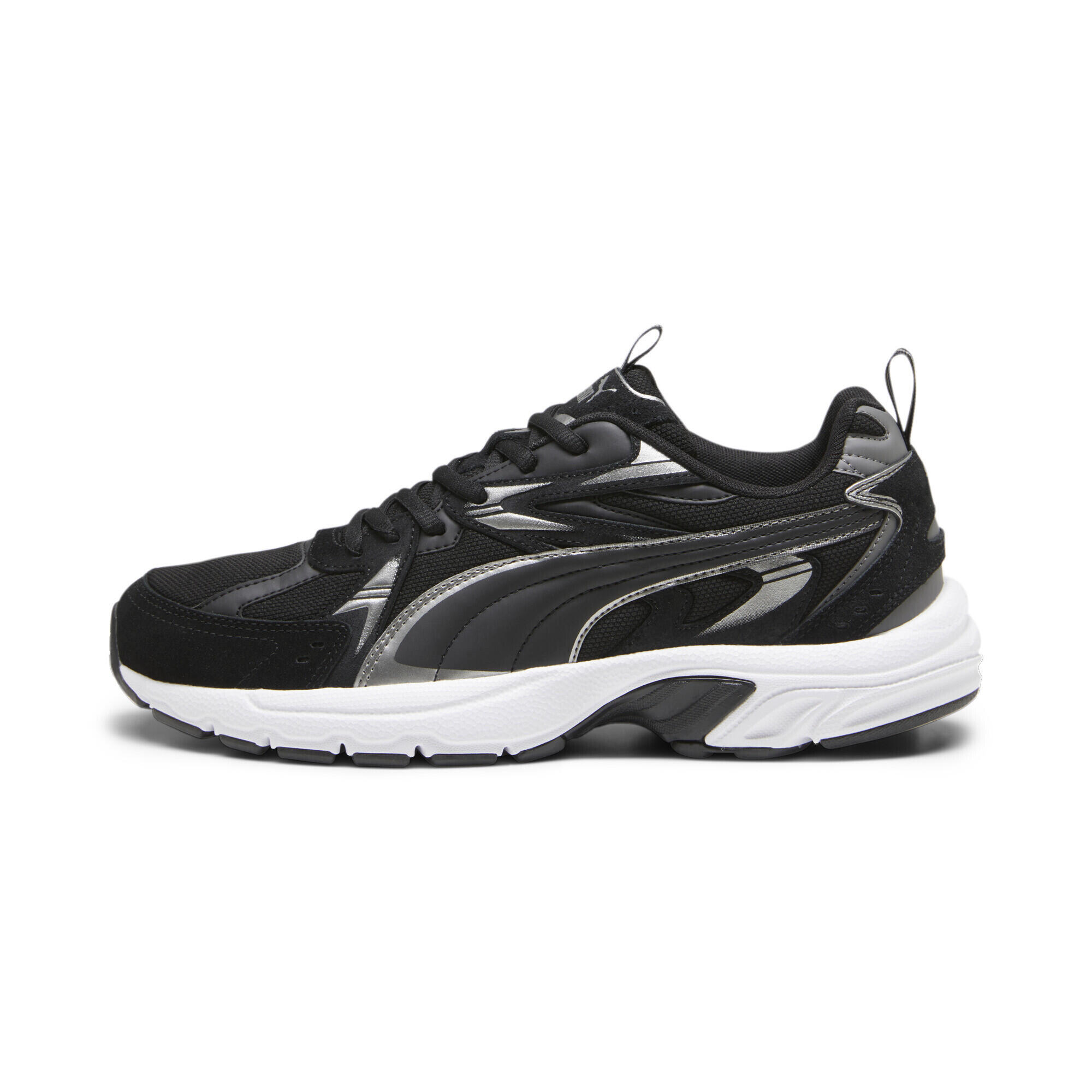 Sneaker Milenio Tech Suede PUMA Black Aged Silver Cool Dark Gray 6/7