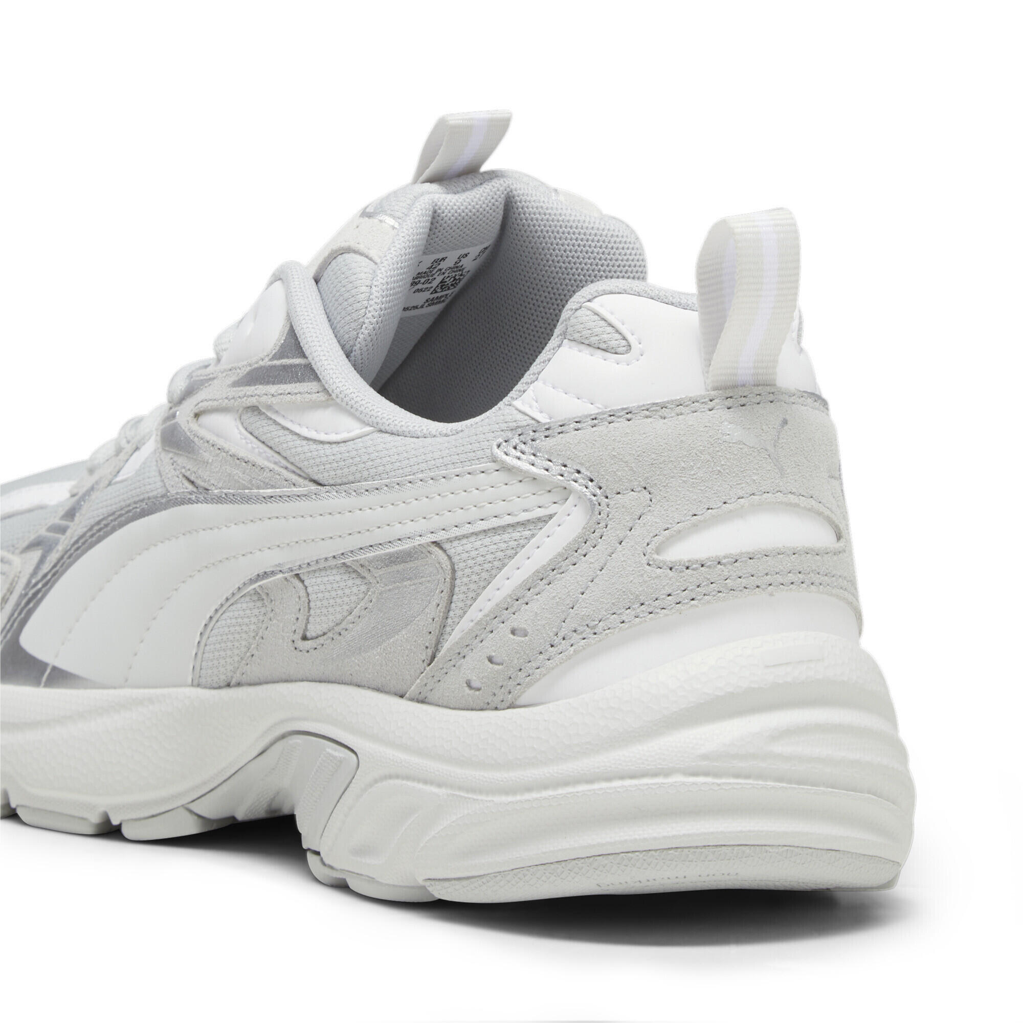 Milenio Tech Suede sneakers PUMA Cool Light Gray Feather White 5/7