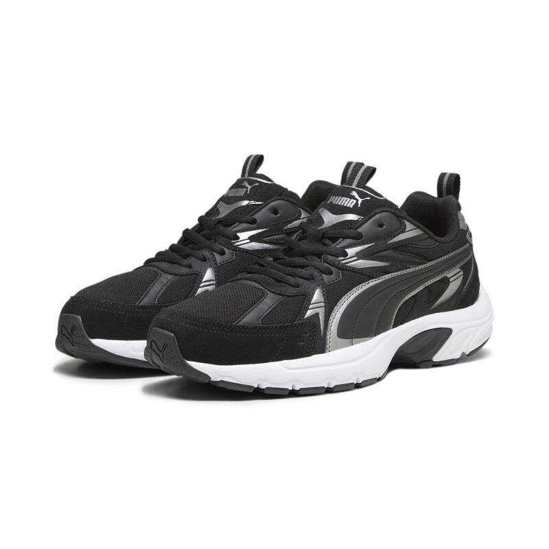 Milenio Tech Suede sneakers PUMA Black Aged Silver Cool Dark Gray