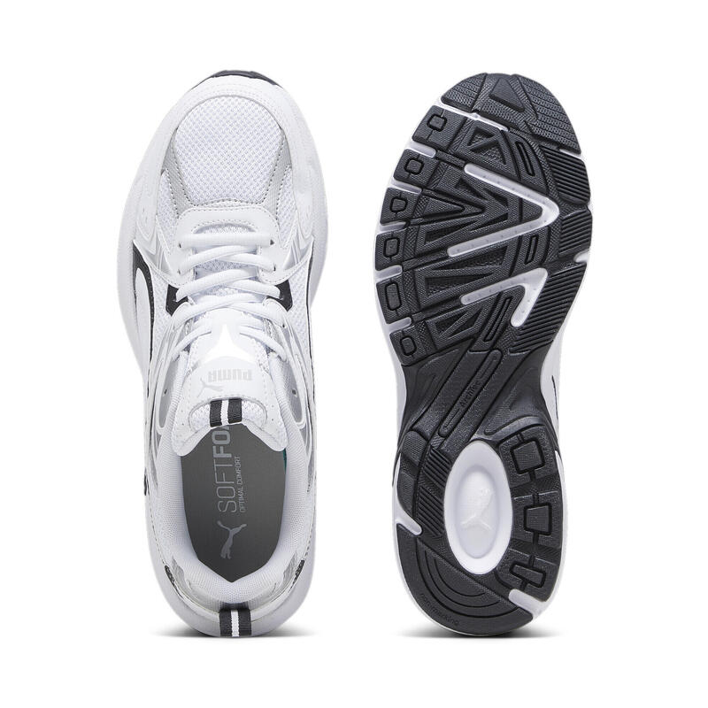 Milenio Tech Sneakers PUMA White Black Silver Metallic