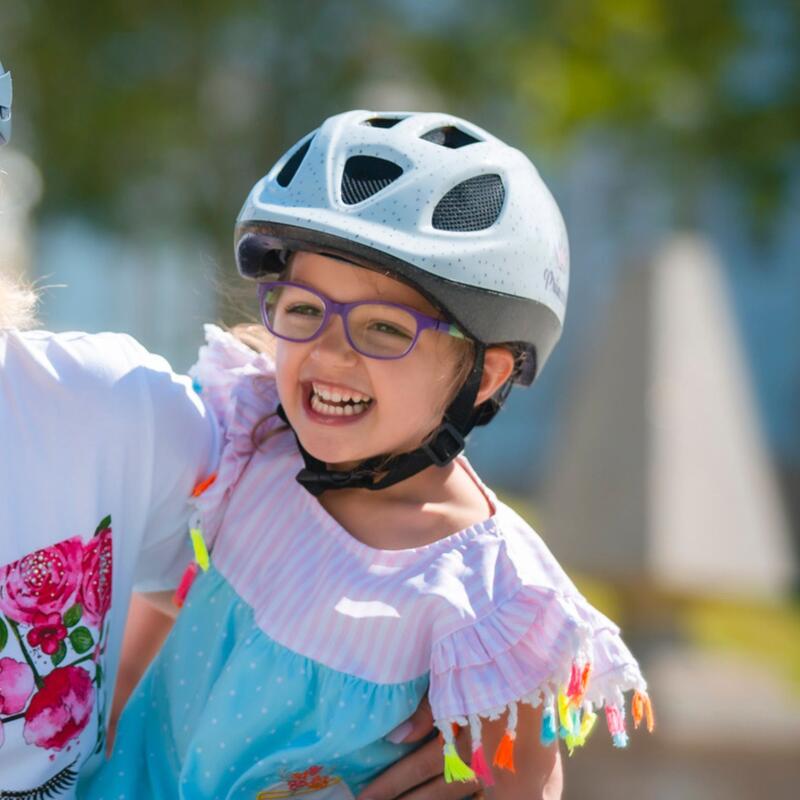Casque de vélo pour enfants Couronne Blanche