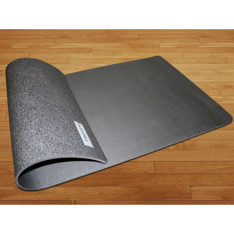 Tapis de protection sol pour appareils fitness - 60 x 120 cm - Noir
