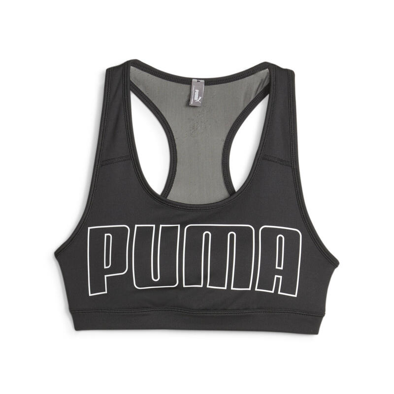 Sujetador de training 4Keeps gráfico PUMA Black Fit Aop