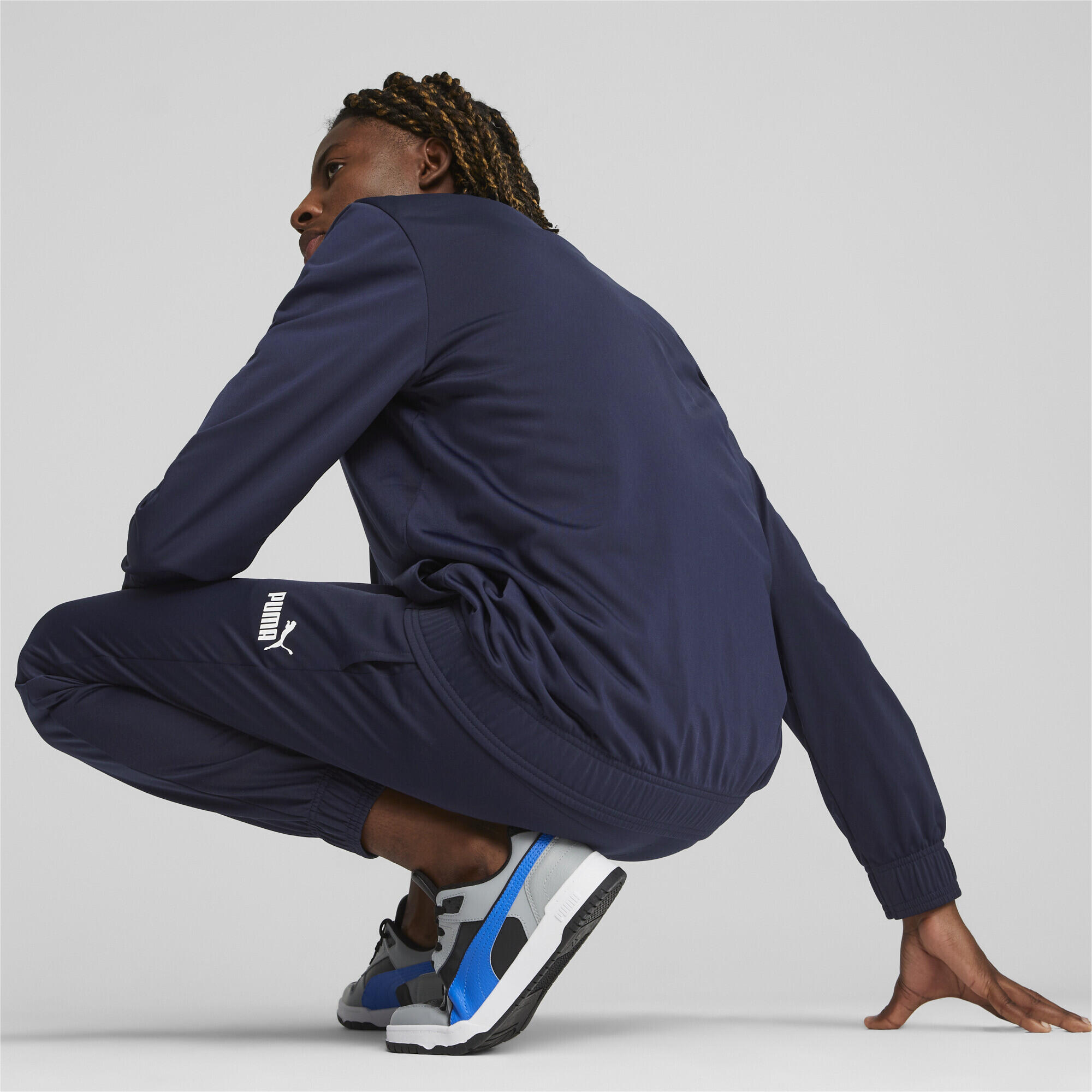 Chándal de poliéster Hombre PUMA Navy Blue 3/6