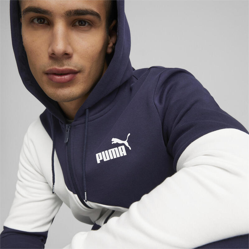 Veste de survêtement à capuche Homme PUMA Navy Blue