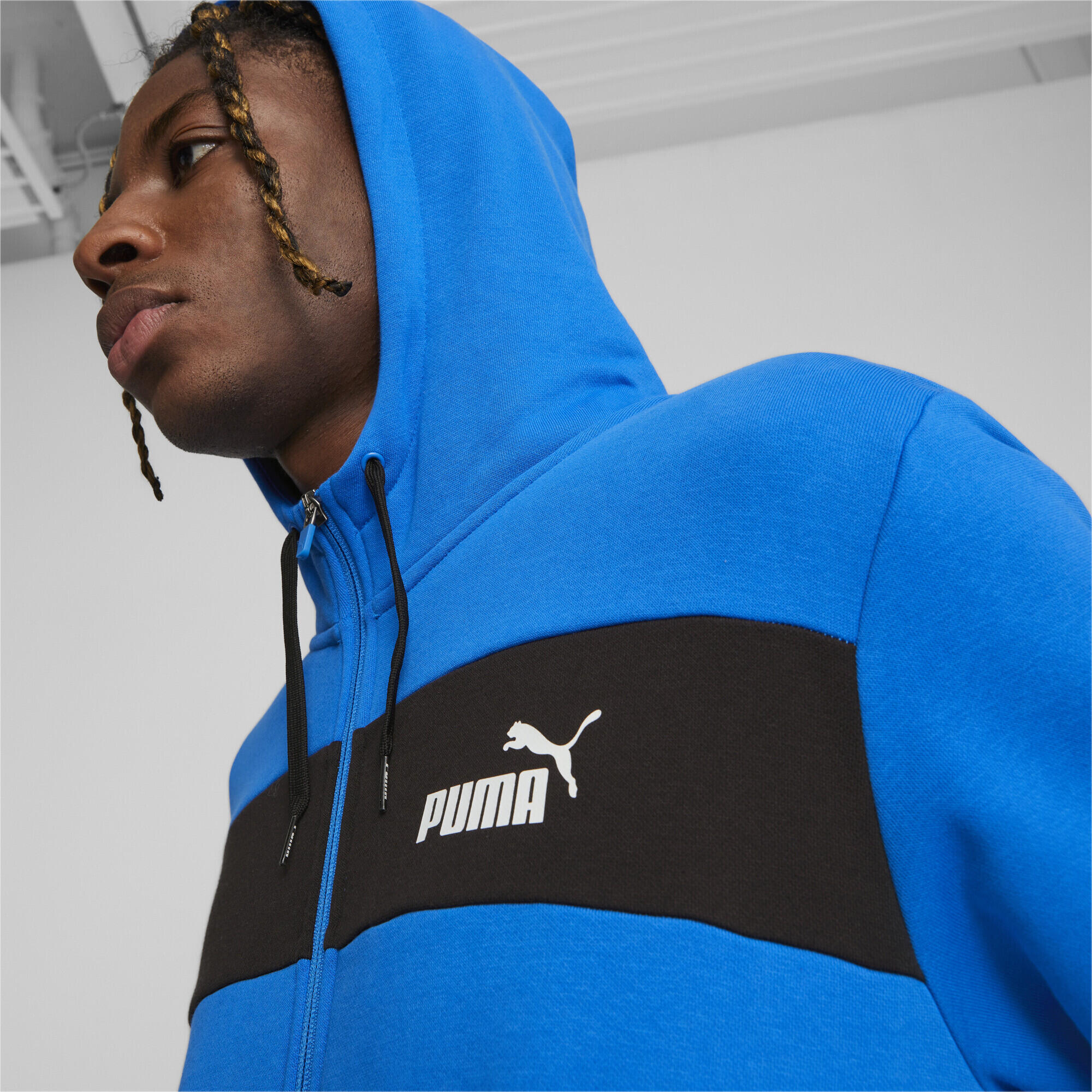 FZ Panel Trainingsanzug Herren PUMA Black White PUMA DECATHLON