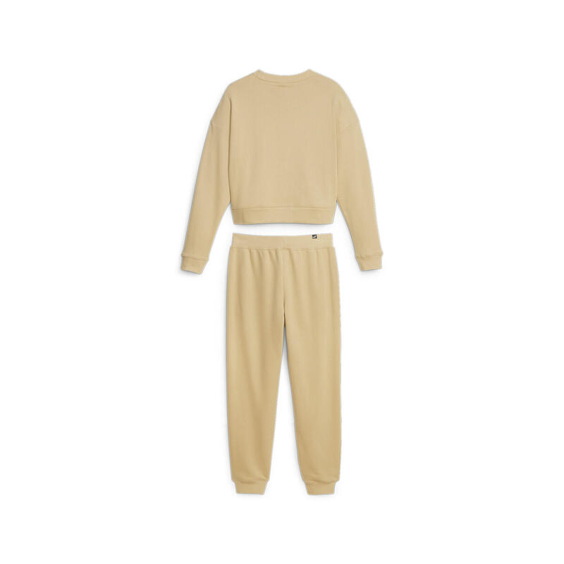 Fato de treino Puma Loungewear Suit, Bege, Mulheres