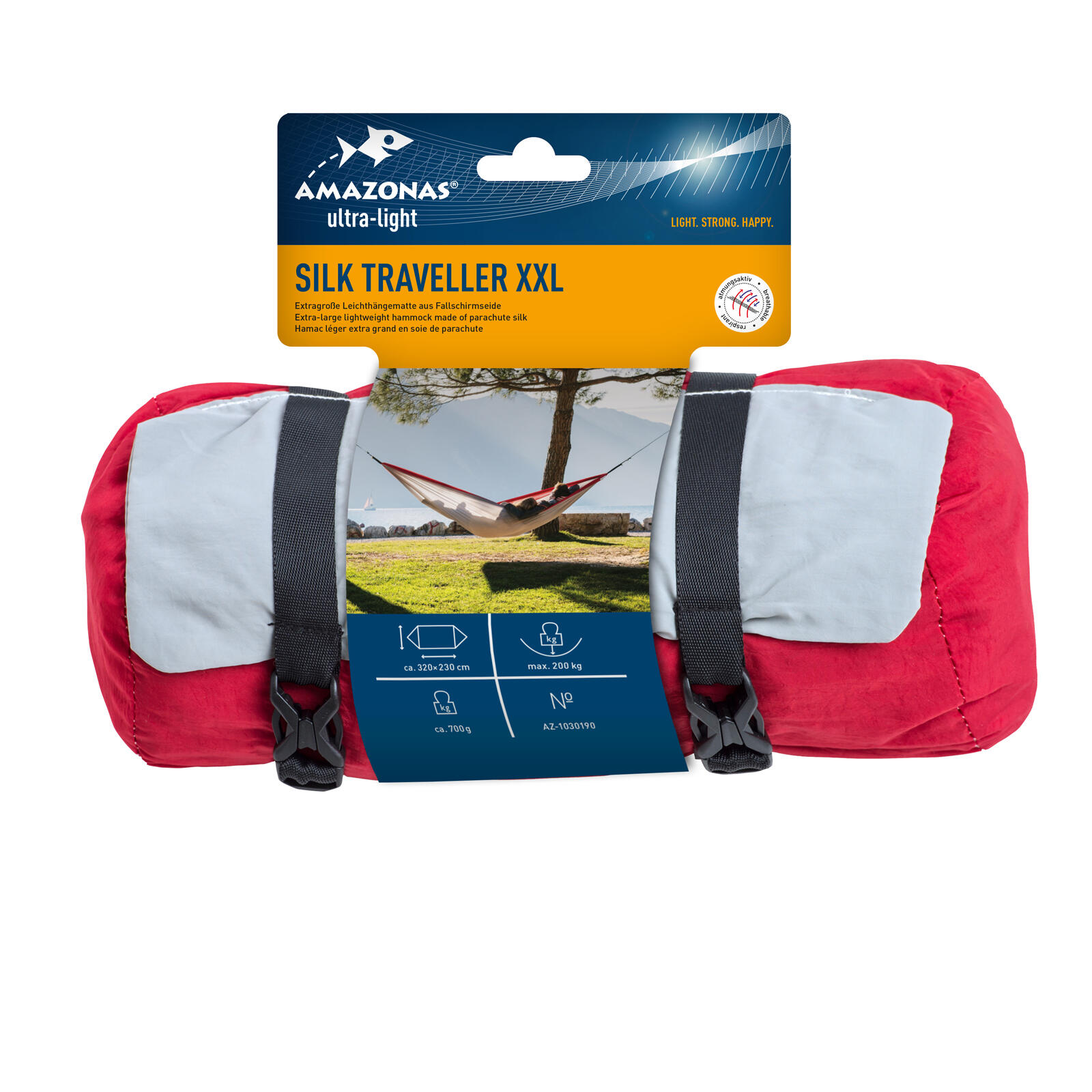 Reishangmat Silk Traveller XXL 2-persoons meerpersoons hangmatten 3/7