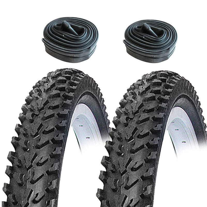 2 cubiertas 26x1.95 Vee Rubber MTB + 2 cámara AV