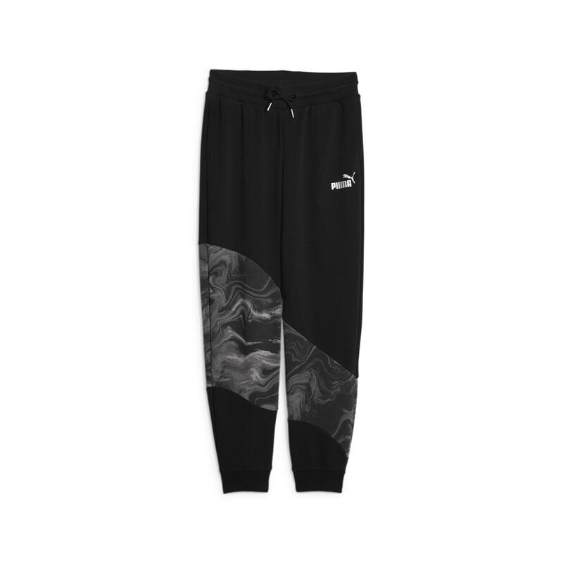 Pantaloni della tuta PUMA POWER MARBLEIZED da ragazza PUMA Black