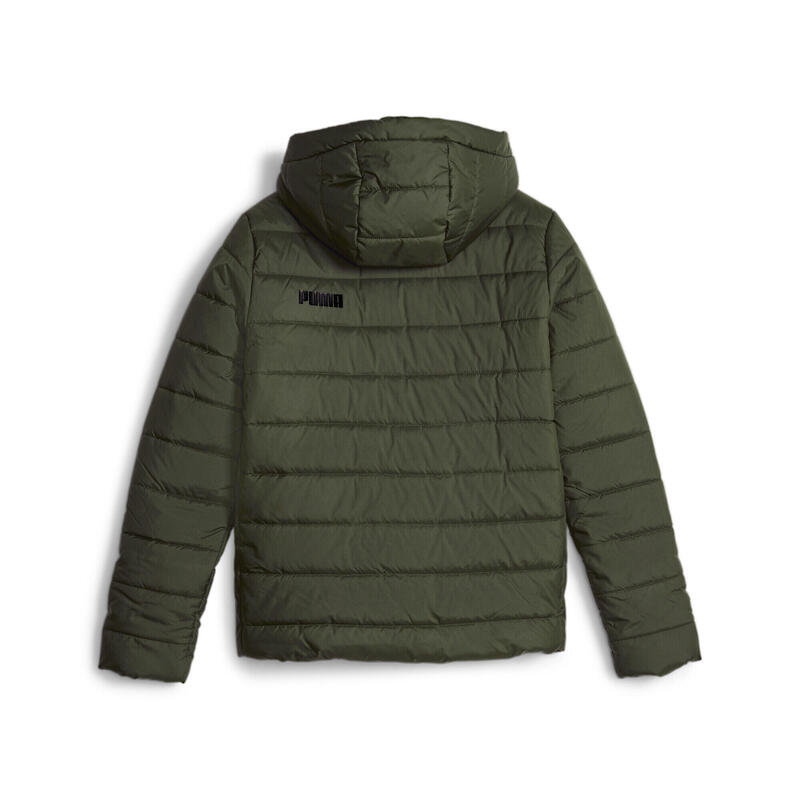 Essentials gewatteerd jack voor jongeren PUMA Myrtle Green