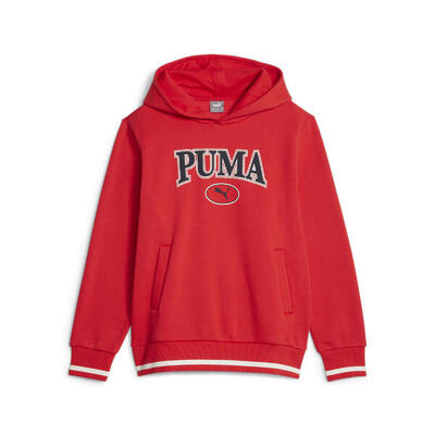 Felpa con cappuccio PUMA SQUAD da ragazza PUMA For All Time Red