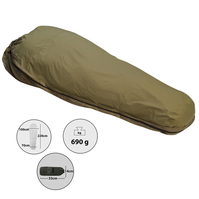 Biwaksack Für Schlafsack & Isomatte Hülle Bivy Bivi Bag Überzug Decke Tarp