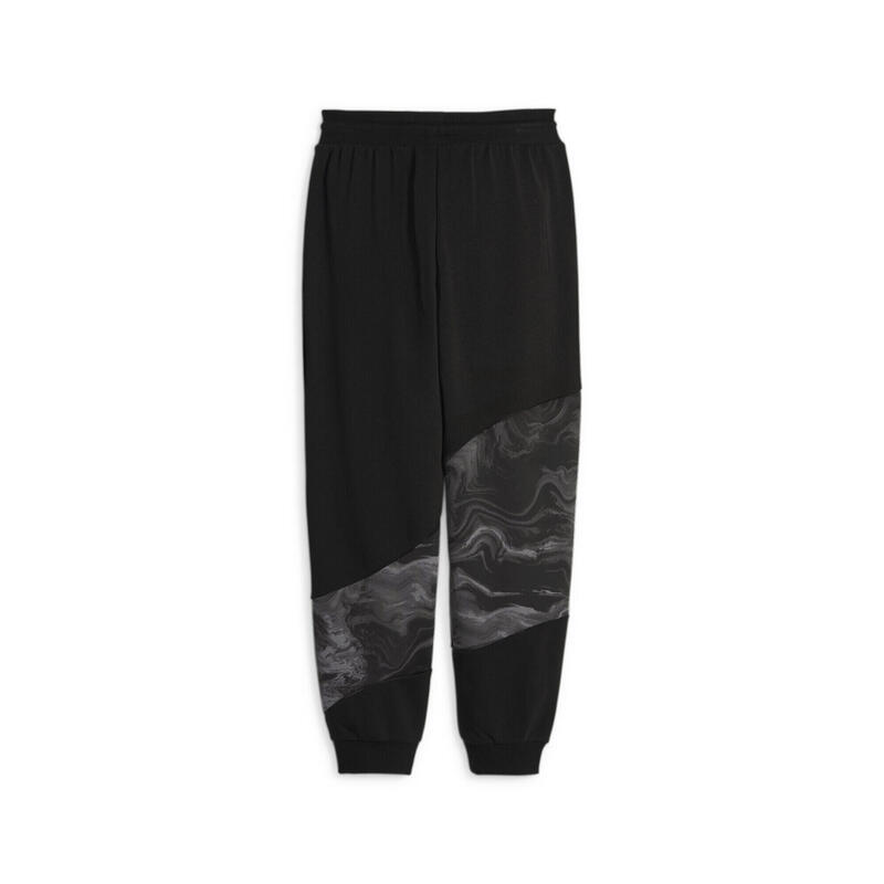 PUMA POWER MARBLEIZED sweatpants voor jongeren PUMA Black