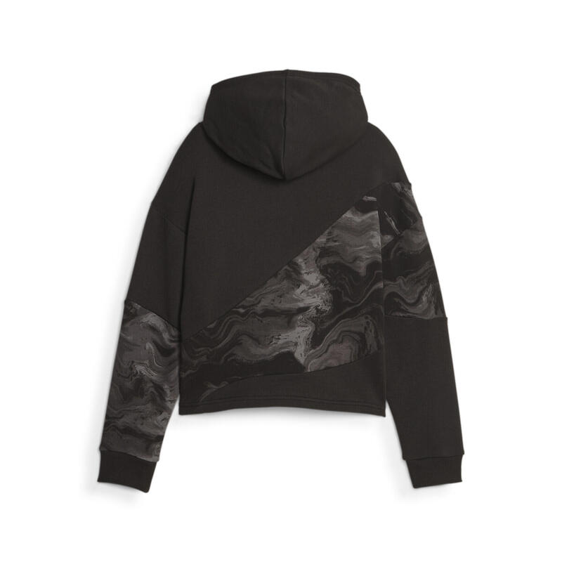 PUMA POWER Marbleised hoodie voor jongeren PUMA Black