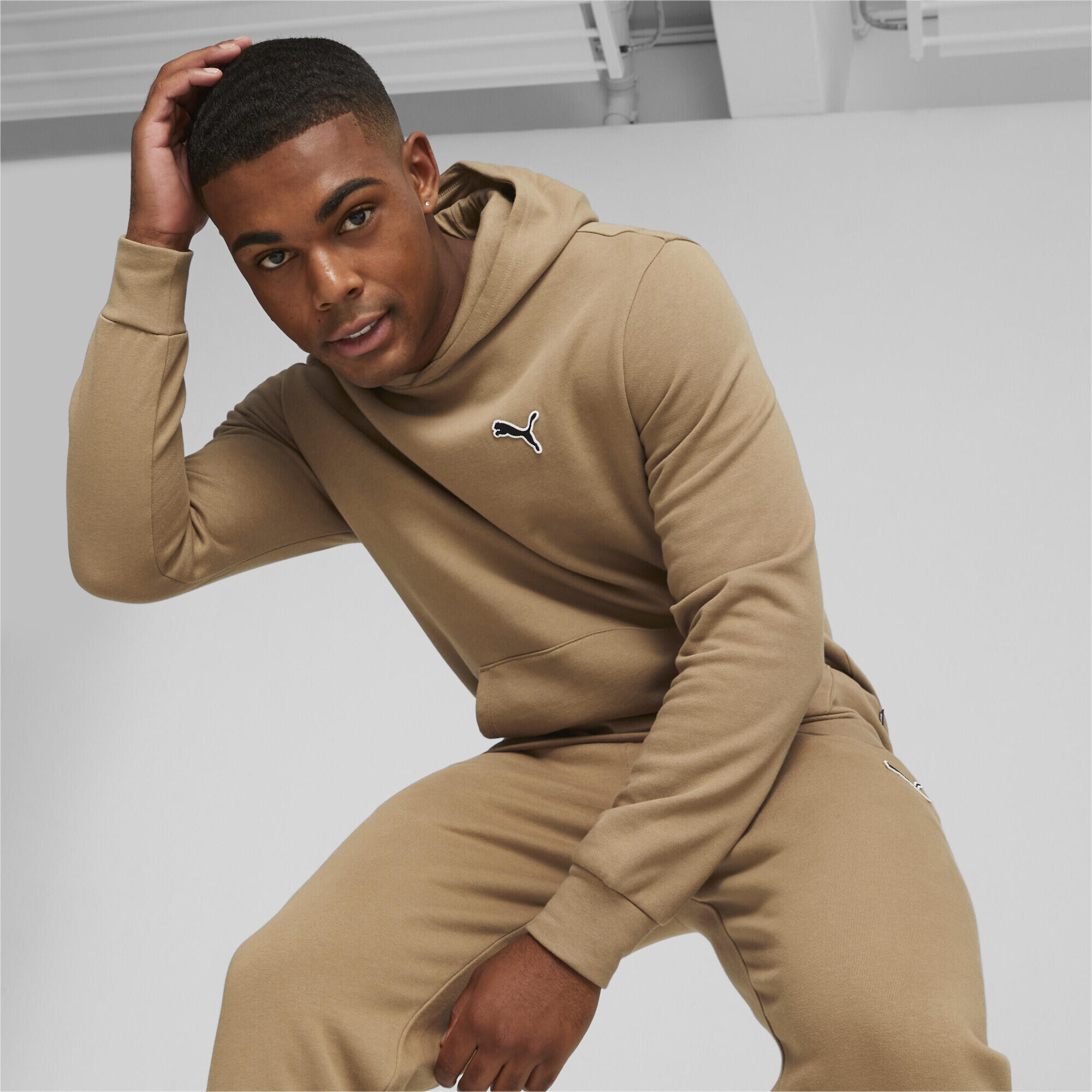 Felpa con cappuccio Better Essentials da uomo PUMA Toasted Beige 2/6
