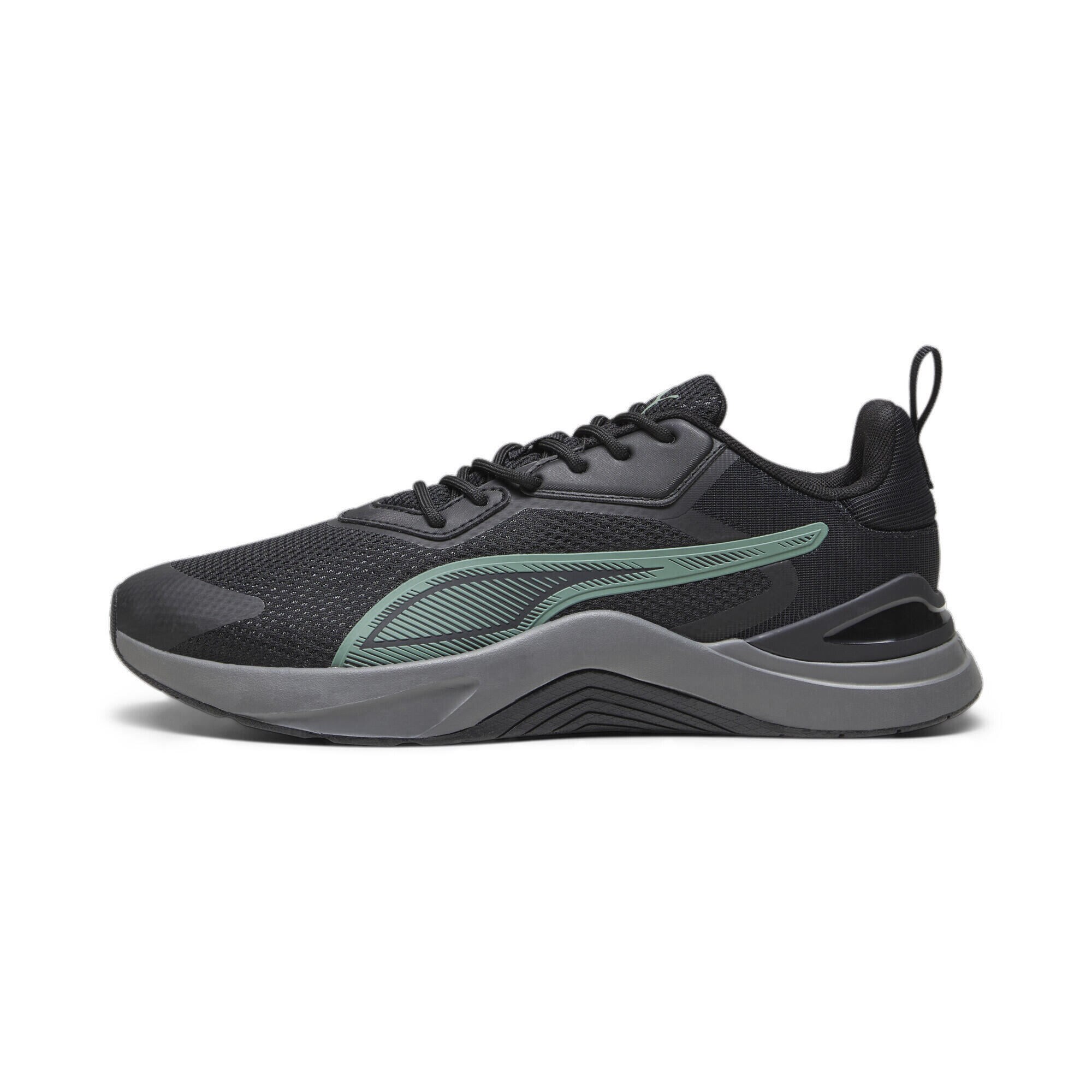Zapatillas de running Infusion PUMA Black Eucalyptus Cool Dark Gray Green 5/7