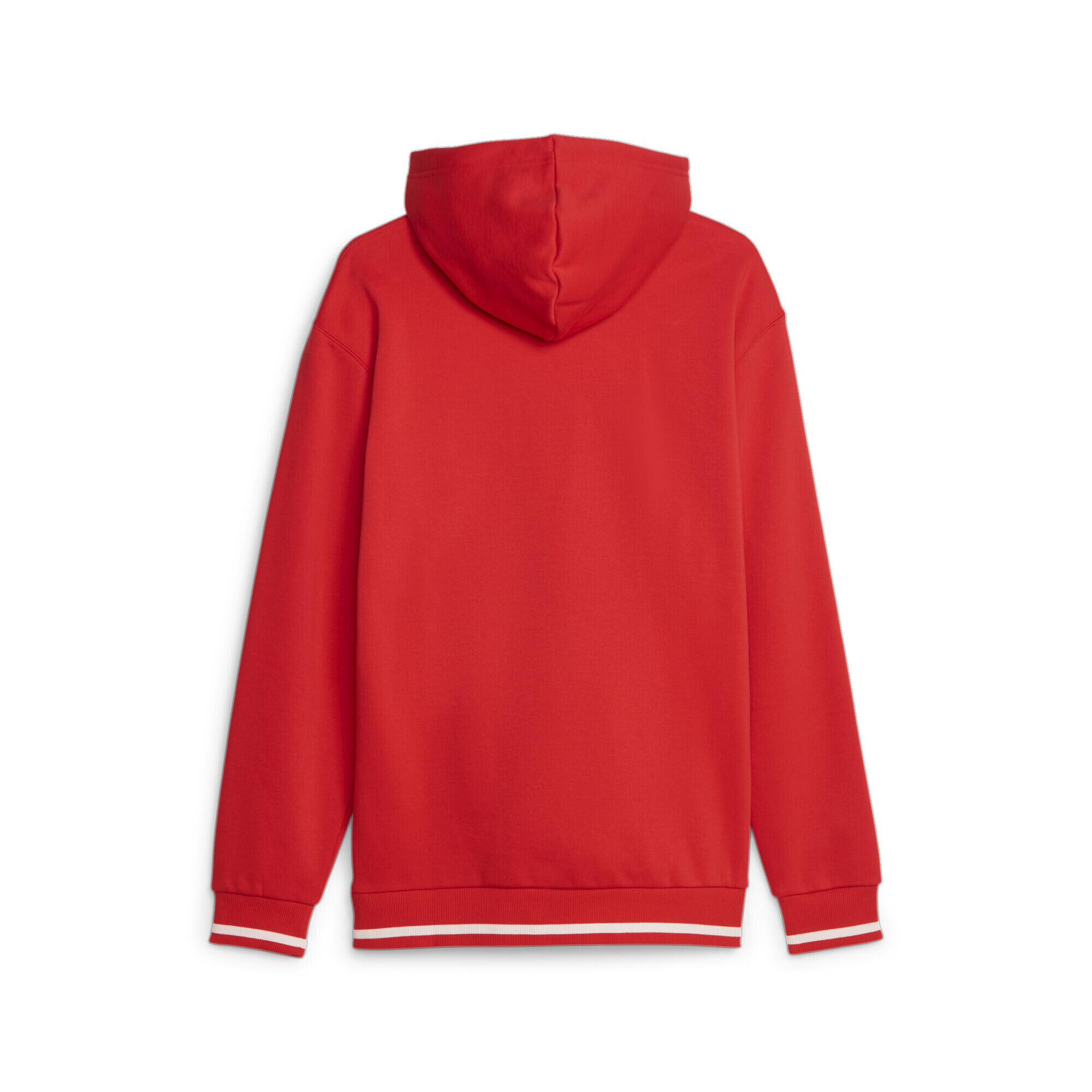 Felpa con cappuccio PUMA SQUAD da uomo PUMA For All Time Red 6/6