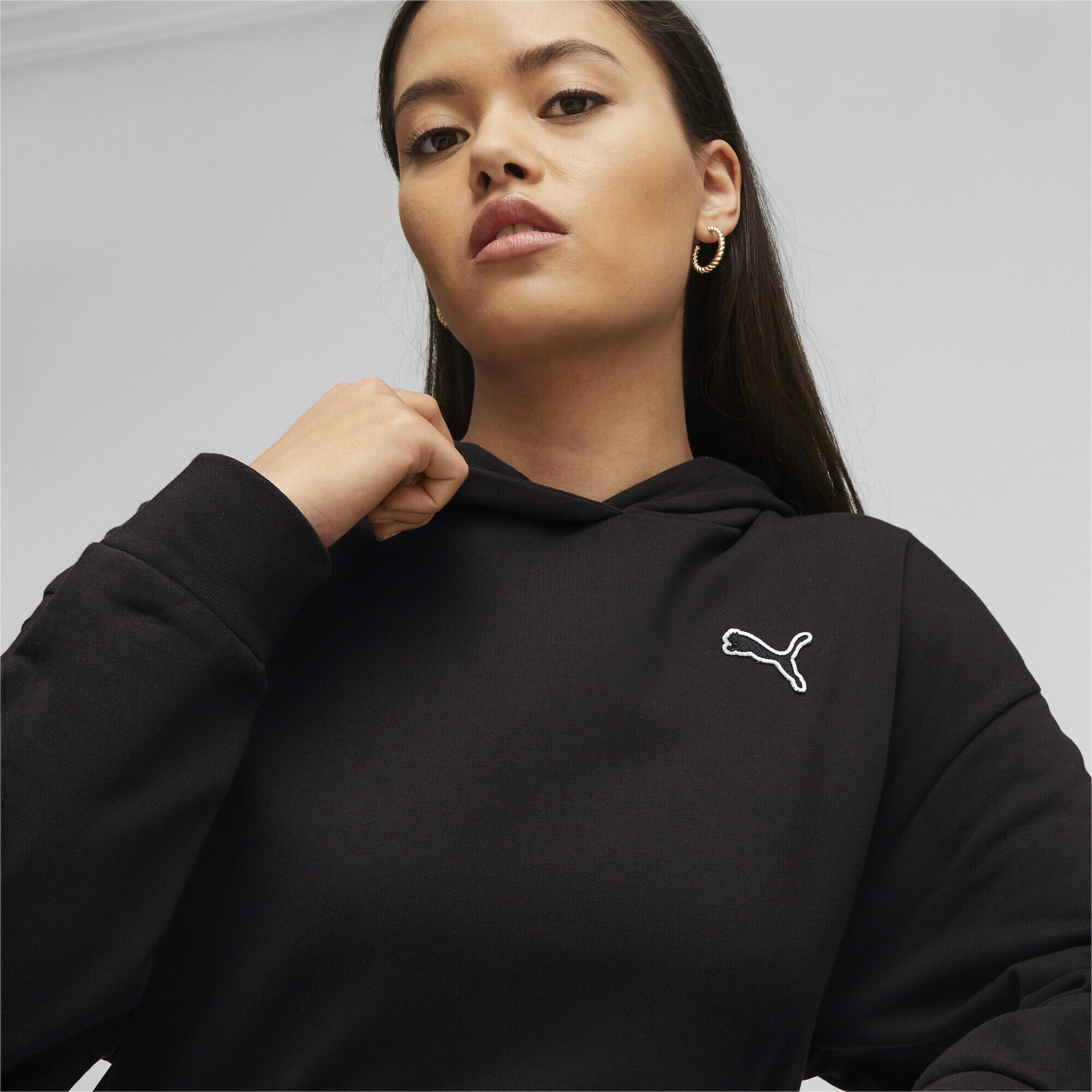 Hoodie Better Essentials Femme PUMA Black 6/7