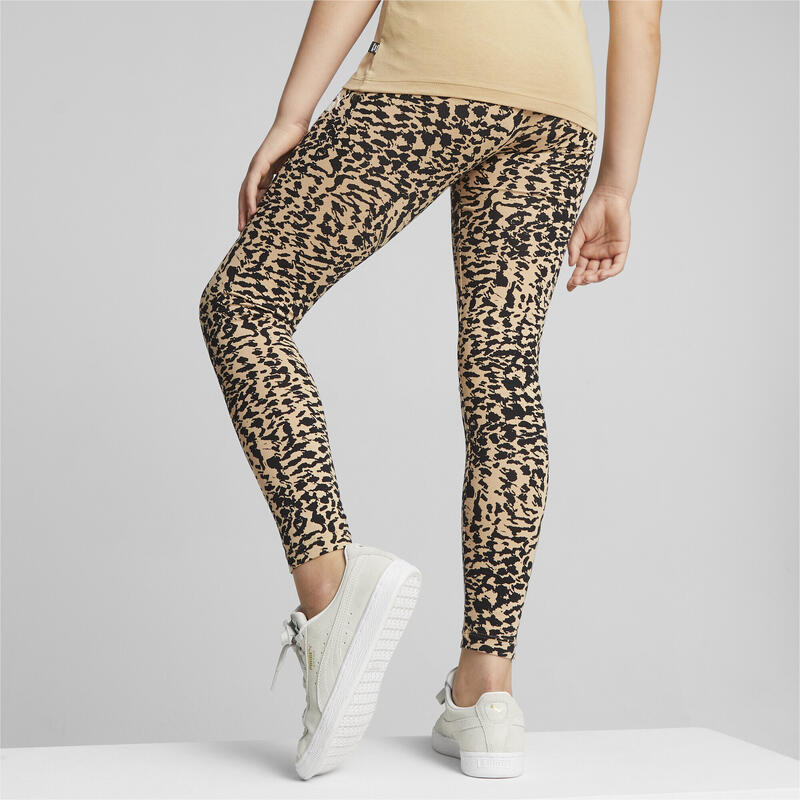 ESS+ ANIMAL Leggings Mädchen PUMA Sand Dune Beige