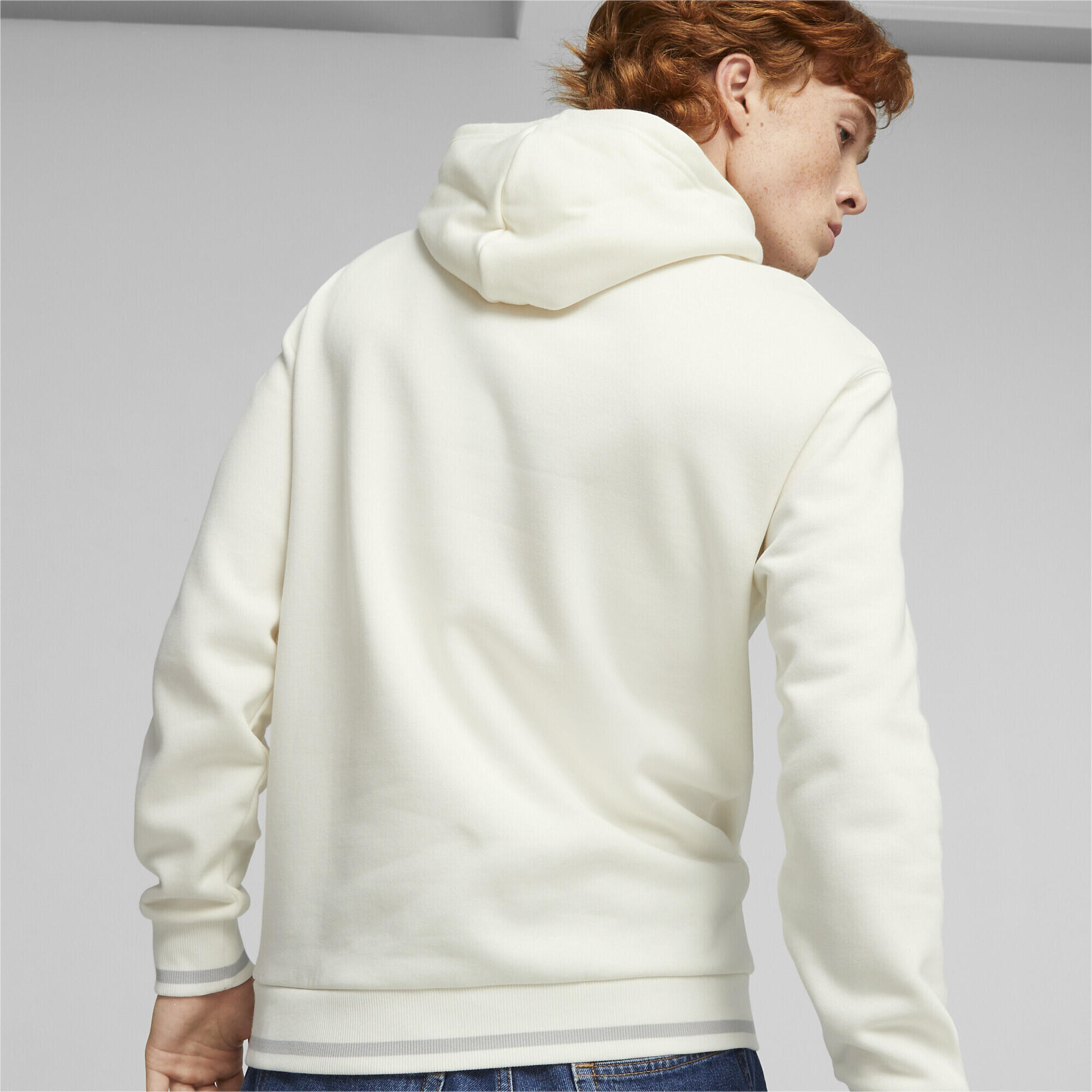 Hoodie PUMA SQUAD Homme PUMA Warm White 4/6