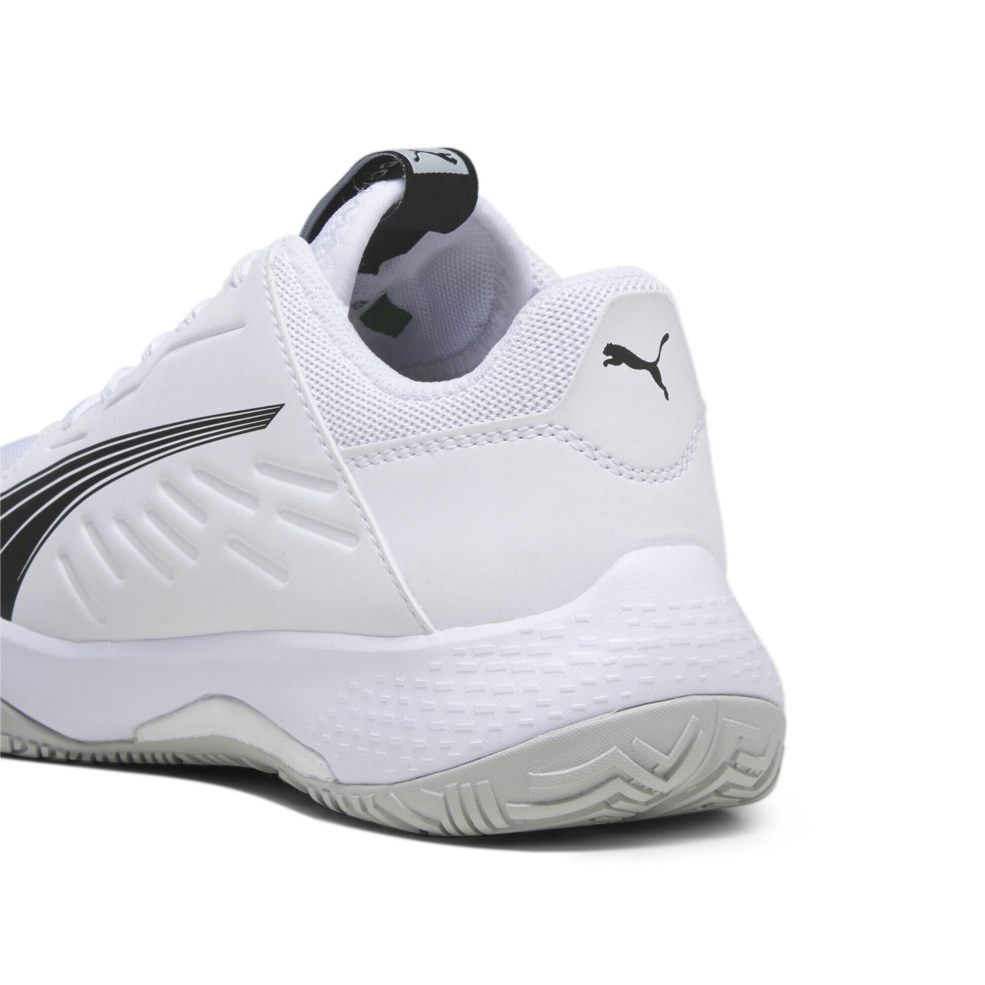 Zapatillas de balonmano Accelerate Niño PUMA White Black Concrete Gray 2/7