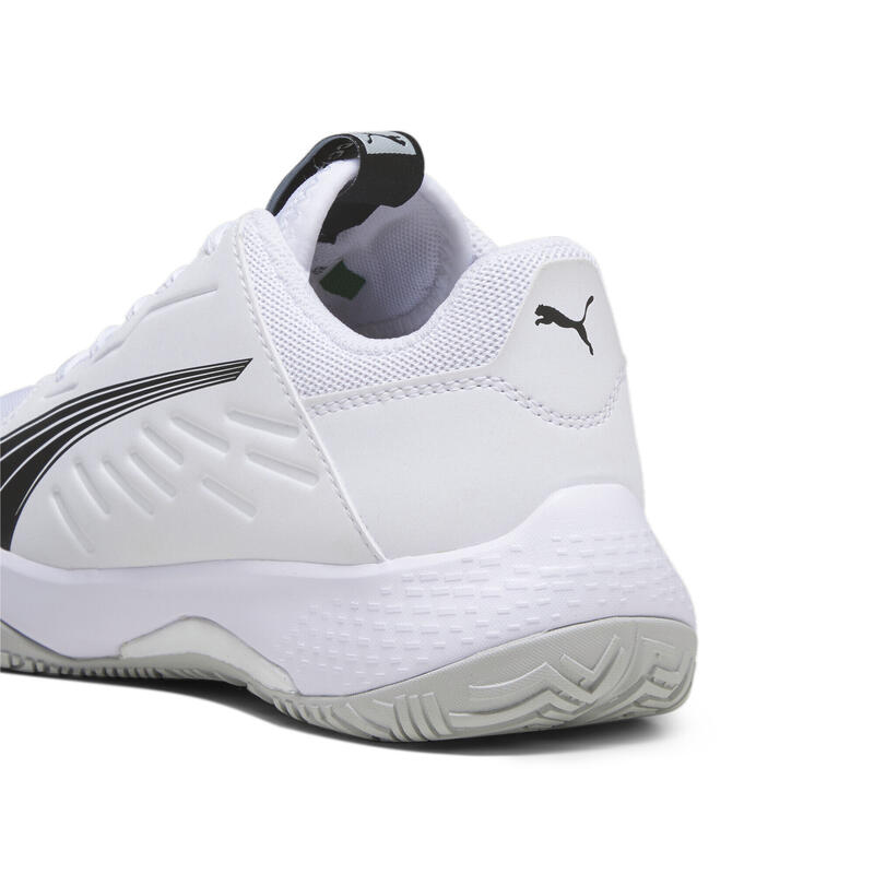 Accelerate Handballschuhe Jugendliche PUMA White Black Concrete Gray