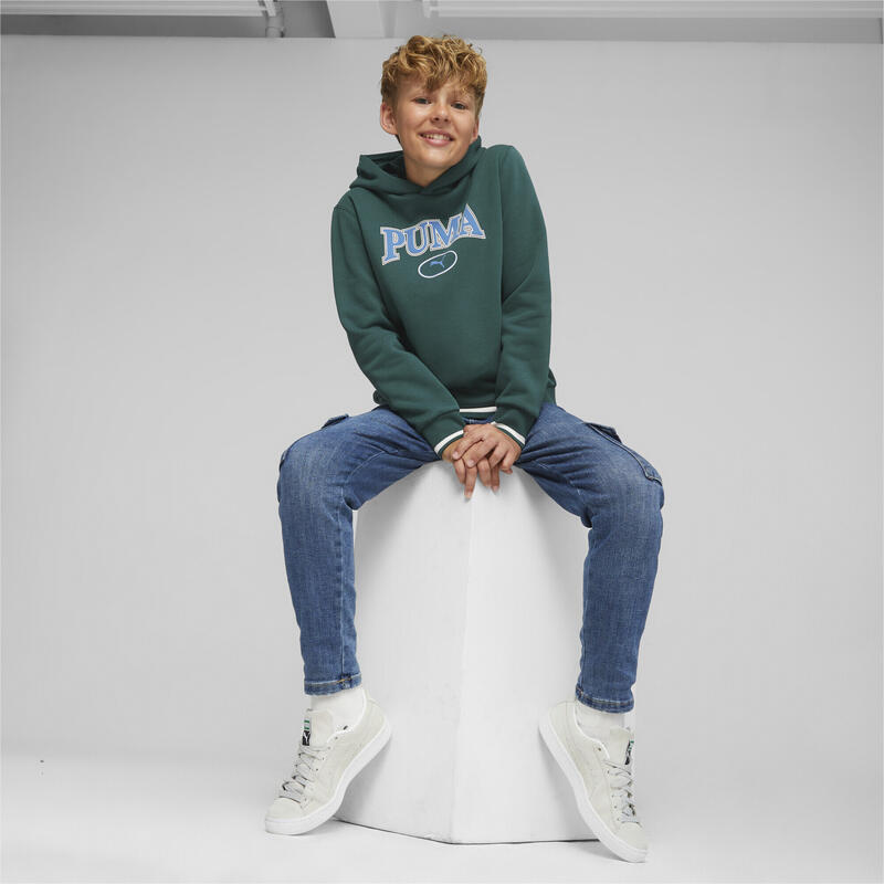 PUMA SQUAD hoodie voor jongeren PUMA Malachite Green