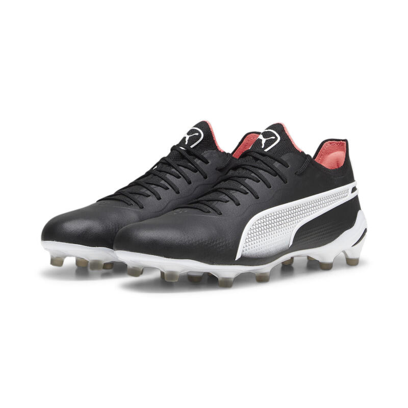 Chaussures de football KING ULTIMATE FG/AG PUMA Black White Fire Orchid Red