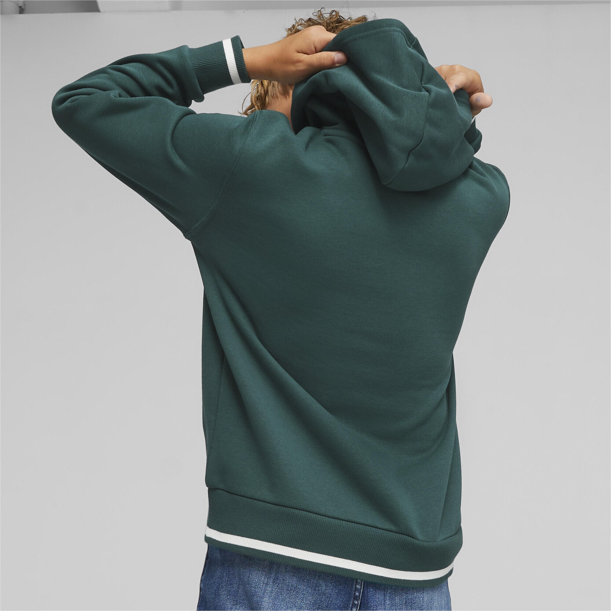 Felpa con cappuccio PUMA SQUAD da ragazza PUMA Malachite Green 4/5