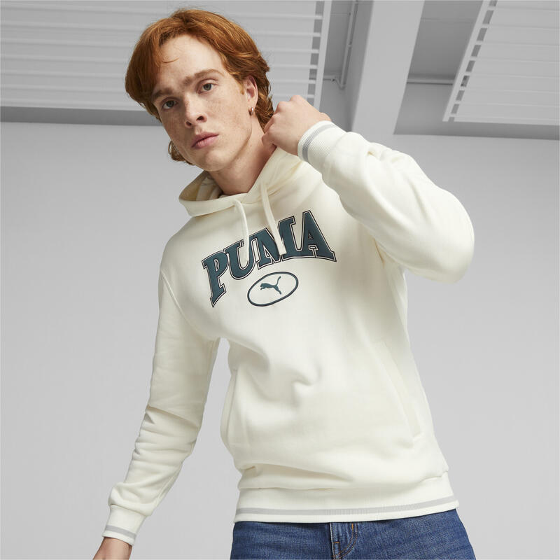 PUMA SQUAD Hoodie Herren PUMA Warm White